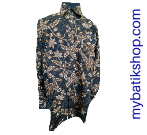 Batik for Men Cotton Sogan Long-sleeves