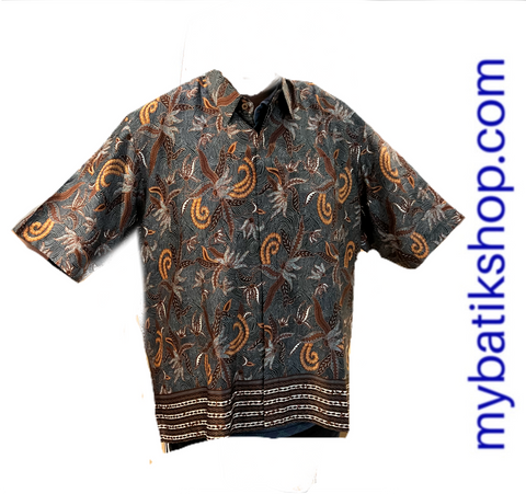 Batik for Big Men Semi Silk Sogan Short-sleeves