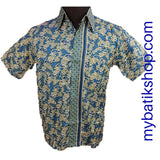 Family Batik - Boy Blue Cotton Print