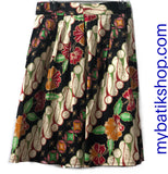 Batik Knee Length Parang Stretcheable Skirt
