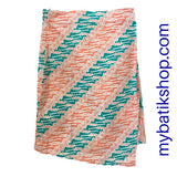 Batik Mini Skirt Soft Colors XS