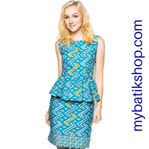 Batik for Ladies Blue Rang Rang – mybatikshop.com