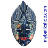 Wooden Batik Mask Wall Decoration