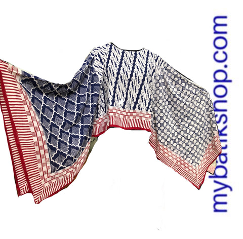 Mix ‘n Match Paris Modern 3D Batik Top