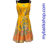 Batik Yellow Doby Dress