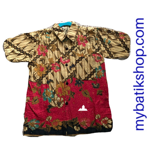 Batik for Boys Red and Brown