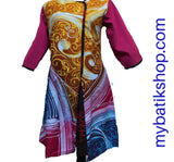 Batik Tulis Abstract Dress