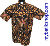 Batik Men Romo Koko Semi Tulis Solo Short-sleeves